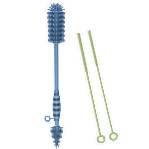 Raymeefa Bundle of Straw Brush and Bottle Brush