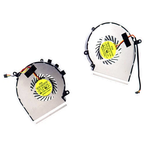 Deal4GO 3-pin 3-Wire CPU Cooling Fan DFS470805CL0T FH19 w/GPU Fan Cooler DFS470805WL0T FH18 for MSi GE62 GE62VR GE72 PE60 PE70 GL62 GL72 GP62 GP72 MS-16J3 MS-1792 MS-1795