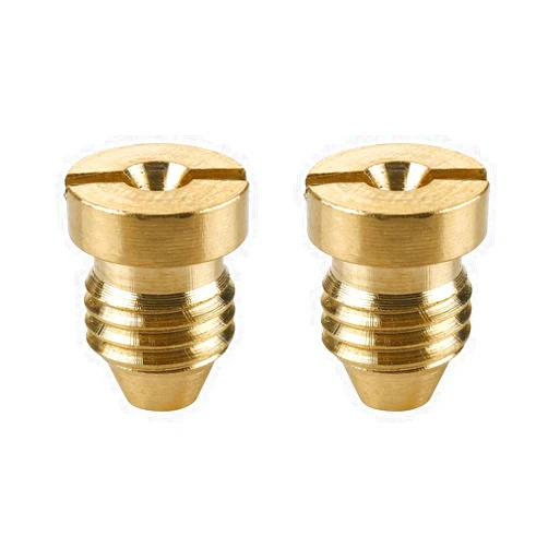 YUMIHAN 1.1 mm Foam Cannon Orifice Nozzle, Universal Thread Tips for Snow Foam Lance, 2-Pack (Brass)