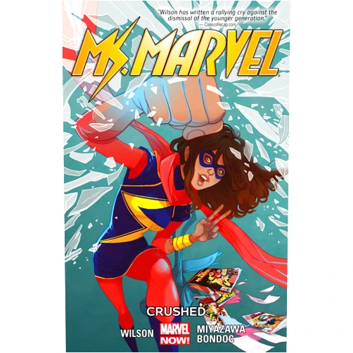 By G. Willow Wilson (Author), Mark Waid (Author), Takeshi Miyazawa (Illustrator), Humberto Ramos (Illustrator), Marguerite Sauvage (Cover Art) & 1 more Ms. Marvel Vol. 3: Crushed (Ms. Marvel, 3)