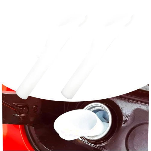 Msyuusr 2PCS Capless Gas Tank Funnel，Funnels for Automotive Use OEM#8U5A-17B068-EB 1782177 1833948 2050651, Fuel Tank Accessories Compatible with Ford (White)