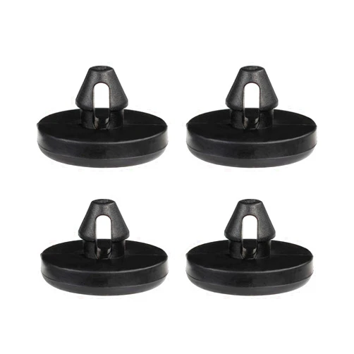 Dickno 4 PCS Brake Switch Stopper, Rubber Automotive Clutch Pedal Stopper, Car Brake Light Switch Stopper Pad, Universal Vehicle Interior Accessories Compatible with 90541-06036 (4 PCS)