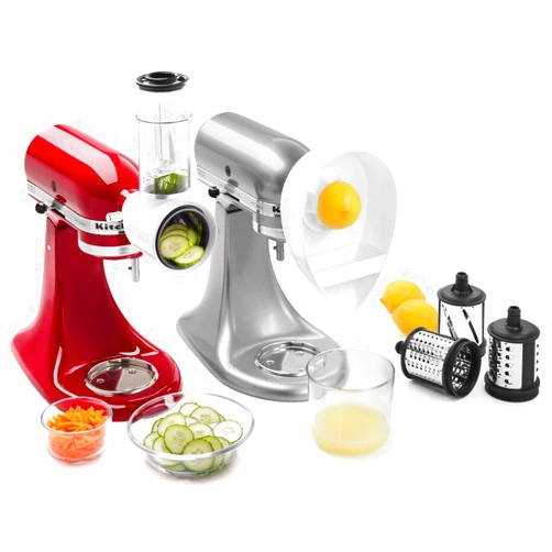 KitchenAid KSMVSJA Slicer/Shredder and Citrus Juicer Attachments