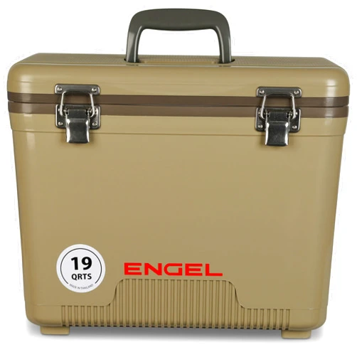 Engel 19qt Leak-Proof, Air Tight, Drybox Cooler and Small Hard Shell Lunchbox for Men and Women
