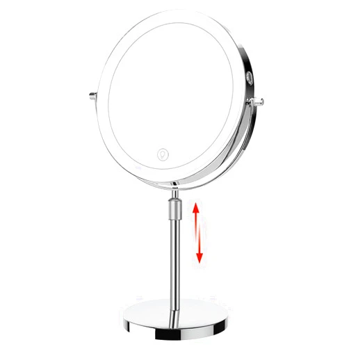 HIEEY Lighted Makeup Mirror with Magnification, 1x/10x Rechargeable 8