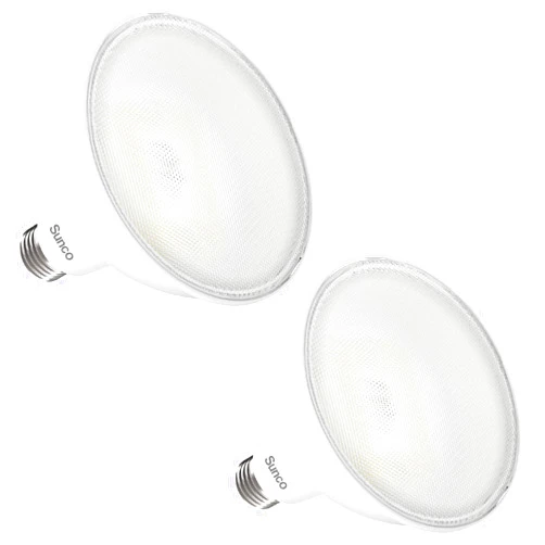 Sunco Lighting Sunco Outdoor LED Flood Light Waterproof PAR38 LED Bulb Dimmable, 2800 Lumens, 20W=250W, 3000K Warm White, E26 Base, UL Listed 2 Pack.