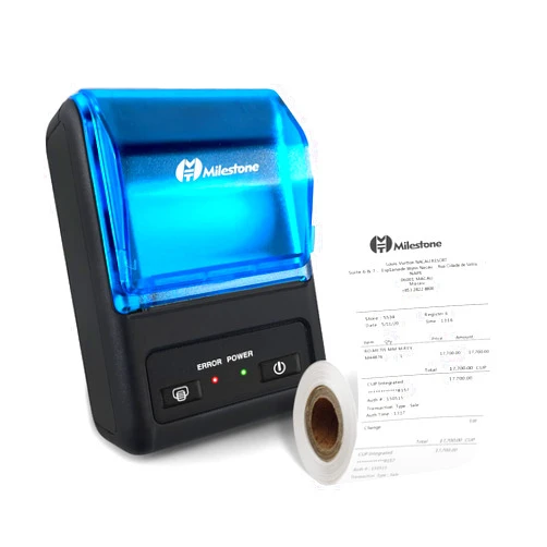 Bagana Receipt Printer Bluetooth Thermal Portable Wireless POS Printer for Small Business 58mm Mini Mobile Ticket Printer for Android & Windows, No Square&iOS and Mac