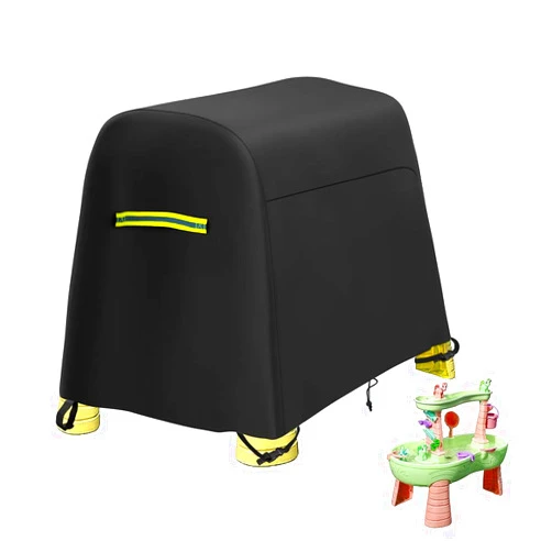 VEGARD Kids Water Table Cover Fit Step2 Rain Showers Splash Pond Water Table,Outdoor Waterproof Dustproof Anti-UV Water Table Toys Cover,(Black 41