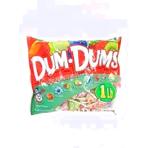 DUM DUM LIMITED EDITION TROPICAL FLAVORS ONE POUND BAG WITH BONUS STICKER