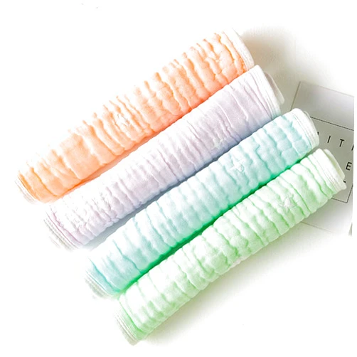 Setaria Viridis Muslin Baby Washcloths Super Soft Newborn Bath Face Towels Cotton Reusable Wipes Baby Wipes, Burp Cloths or Face Towels(11.8 X 11.8in) (4)