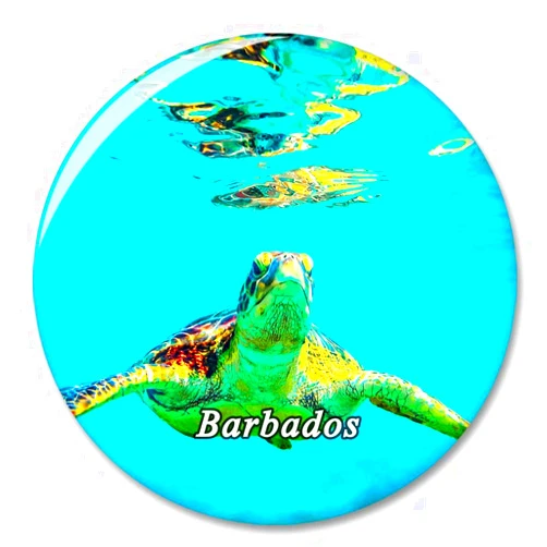 DESERT EAGLE Barbados Fridge Magnet Decorative Magnet Bottle Opener Tourist City Travel Souvenir Collection Gift Strong Refrigerator Sticker