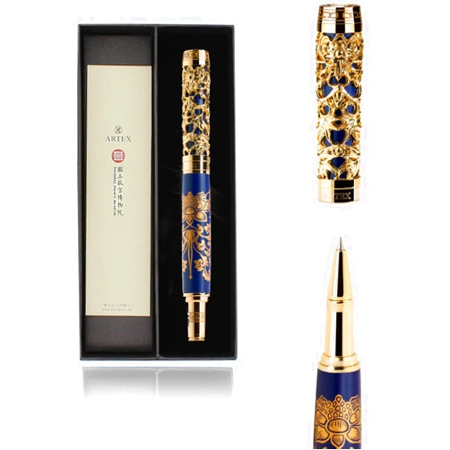 ARTEX Executive Rollerball Pen-Museum Collections-Crafting Timeless Beauty-Luxury Pen Gift & Office Desk Decor, German SCHMIDT refill, Solid Metal Texture