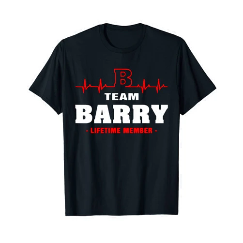 Proud BARRY family BARRY surname Family name Team BARRY lifetime member T-Shirt