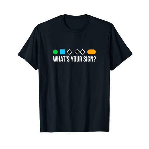 Ski and Snowboard Funny Tee Shirt Co Funny ski skier or snowboard What's Your Sign gift T-Shirt