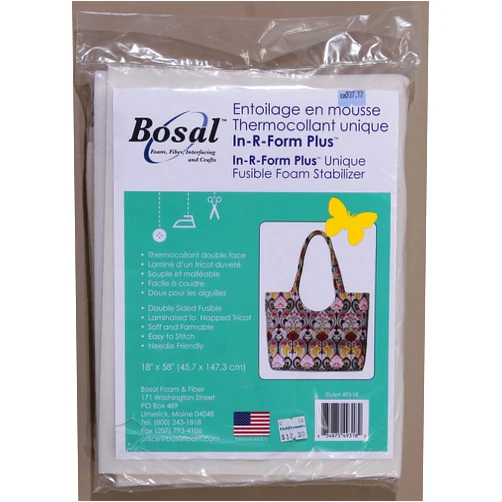 Fields Bosal in-R-Form Plus Unique Fusible Foam Stabilizer Soft Formable Easy to Stitch 18