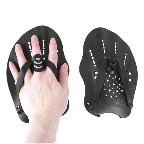 Gosknor 2pcs Swim Paddles Hand, Hand Paddles for Lap Swimming Training Equipment with Adjustable Straps Swim Gear Accessories for Women Men Children Improves Speed and Form