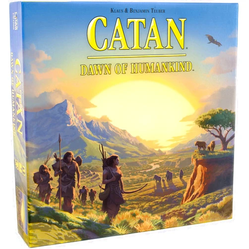 CATAN Dawn of Humankind Board Game - Embark on Humanity's Greatest Journey! Strategy Game, Family Game for Kids & Adults, Ages 12+, 3-4 Players, 90 Minute Playtime, Made by Catan Studio