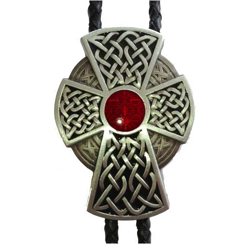 Ivory Falcon Western Bolo Tie
