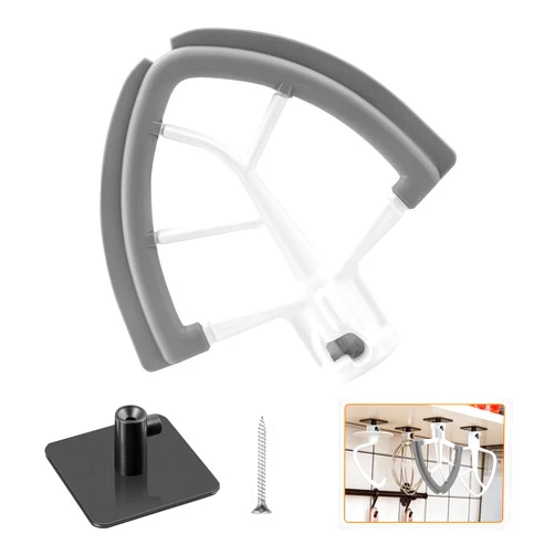 Dincerpen Flex Edge Beater for KitchenAid 4.5-5 Quart Tilt-Head Stand Mixer Kitchen Aid Mixers Accessories, Kitchen Aid Paddle With Silicone Edges Scraper for kitchenaid mixer Attachments
