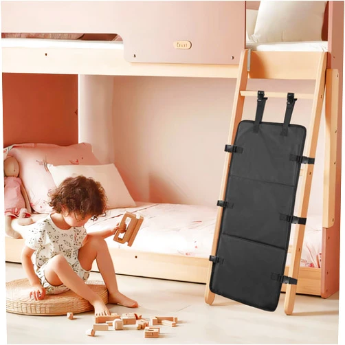YUJHON Bunk Bed Ladder Cover, Ladder Protection, Bunk Bed Ladder Pad, Ladder Guard, Prevent Children from Accessing to The Ladder to Climb The Ladder (Black)