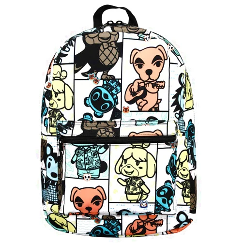 Bioworld Animal Crossing Online Video Game Tile Print Sublimated Laptop Backpack