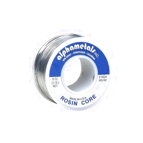 Alpha fry Solder 40/60ROSIN 8OZ by Alpha Metals MfrPartNo 21406