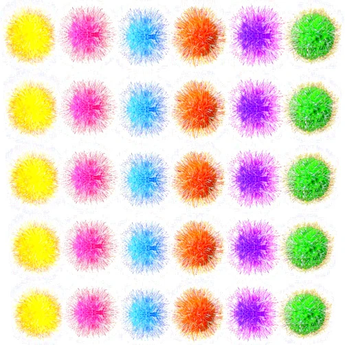 Silkfly 30 Pcs Glitter Ball Toy Sparkle Pom Pom Balls Assorted Color Flash Ball Cat's Favorite Toy Ball 2.36 Inch Interactive Cat Toy Attract Cats for Indoor Cats and Kittens to Keep Fit and Active