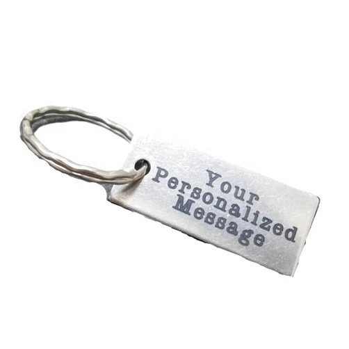 Pammytail Custom Engraved Personalized Metal Keychain