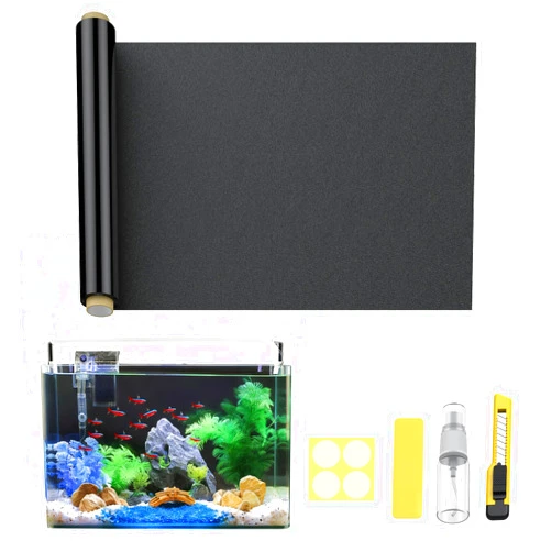 Pawfly Black Aquarium Background, 25.2