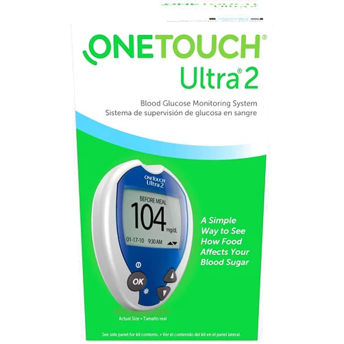 Lifescan ONE Touch Ultra 2 Blood Monitoring System - Complete Kit (Strips and Supplies Are Not Included)