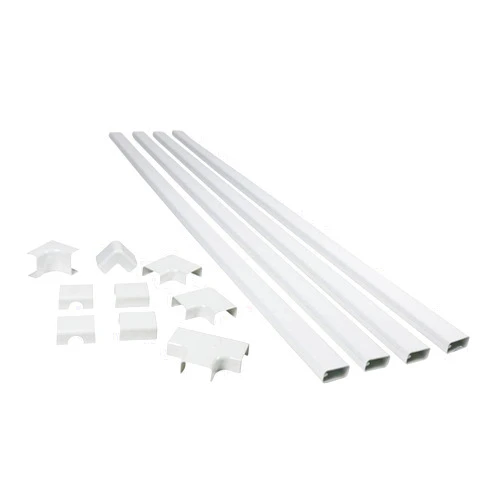 C2G Legrand Wiremold C310 Cordmate III 10 Foot 11 Piece Cord Cover Kit, Organizer for Wall, Holds Up to 5 Cords or Cables, 45