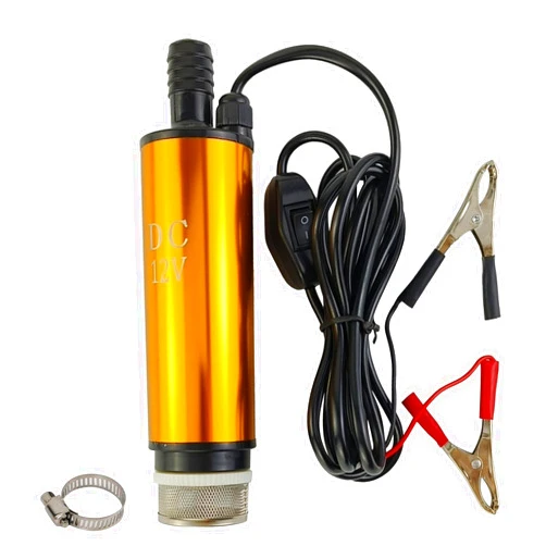 AeKeatDa DC 12V 80W Water Pump Submersible Electric Diesel Pump,8A Water Oil Diesel Fuel Transfer Fluid Pump