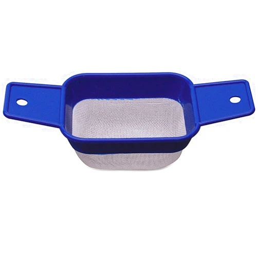 EURO TOOL 100% Nylon Ultrasonic Basket with 2 Handles, 4-1/2 by 3-1/2 by 2 Inches
