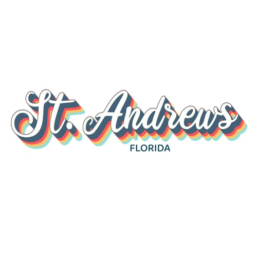 R and R Imports St. Andrews Florida Souvenir 2-Inch Vinyl Decal Sticker 3D Design 2-Inch|Sticker