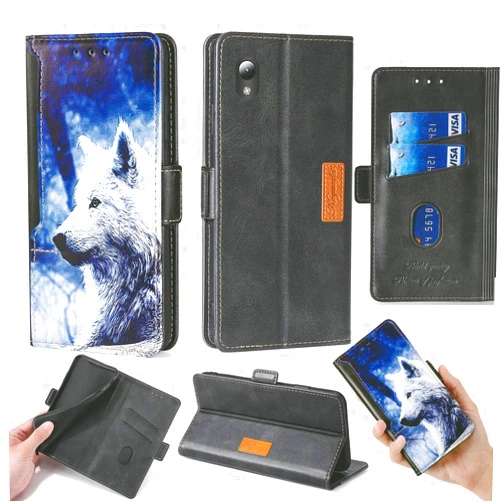 Oujietong Case for Q-Link Wireless Monarch Z5 Q5 Compatible For ZTE Blade Vantage 2 Z3153VPP Quest 5 Z3351S A31 Lite Case Silicone TPU + Flip Cover Stand Shell LANG