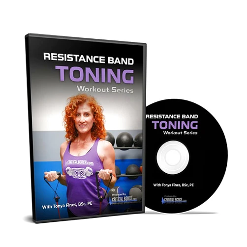 CRITICAL BENCH.COM Critical Bench Resistance Band Toning DVD Sculpting and Toning Routines Increase Strength, Mobility, and Flexibility