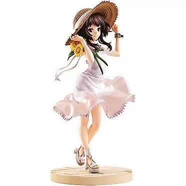 Kadokawa KonoSuba: Legend of Crimson: Megumin (Sunflower One-Piece Dress Version) PVC Figure, Multicolor