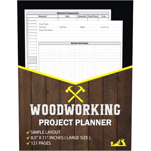 Stephen D. Daniel Woodworking Project Planner | Project Management Notebook For Woodworkers & Carpenters | carpentry projects | Journal, Chart, Log Book, Tracker, Record Book For Woodworking Plan or Project Ideas
