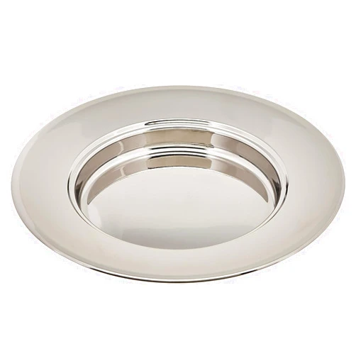 BROADMAN CHURCH SUPPLIES RemembranceWare Communion Bread Plate, Silver