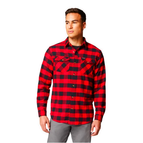 Columbia Men’s Bearmouth Springs Roll Up Flannel Long Sleeve Shirt