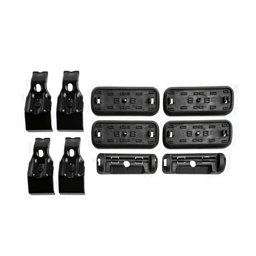 Rhino Rack Rhino-Rack Roof Rack Pad & Clamp Kit Compatible with 2022-2023 Nissan Frontier 4 Door, Black (DK517)