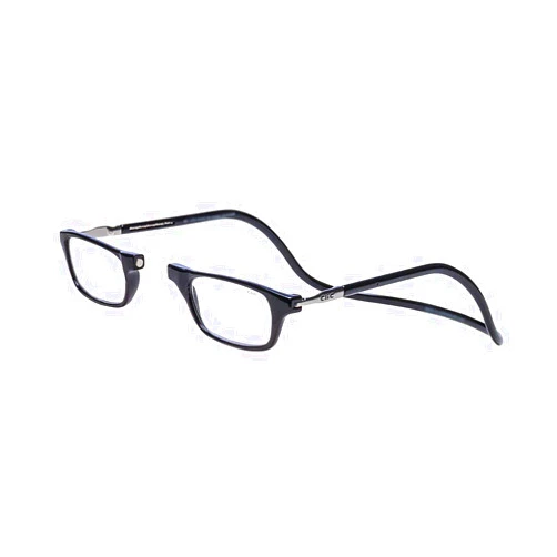 Clic Magnetic Reading Glasses, Computer Readers, Replaceable Lens, Adjustable Temples, Original (Small-Medium Size)