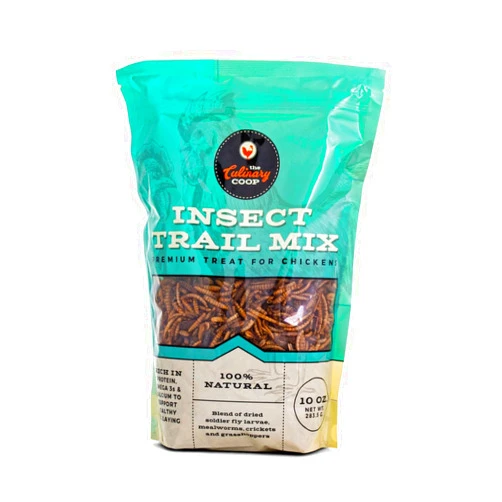 Fluker's Culinary Coop Premium Chicken Treats, Dried Insect Trail Mix, 10 oz