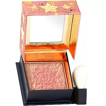 Benefit Cosmetics Gold Rush Warm Golden Nectar Box O' Powder Blush 0.17 oz