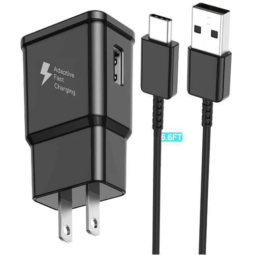 Aseyuwde Samsung Charger Type C Charger Fast Charging USB C Fast Charger for Samsung Galaxy S20/S20 Plus/S10/S10 Plus/S10e/S21/S21+/S21Ultra/S9/S9 Plus/S8/S8 Plus/Note 8/9/10/20/S22/S23 with 6.6ft Type C Cable