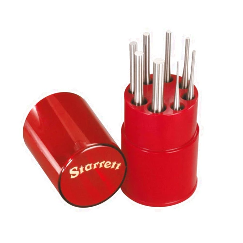 Starrett Drive Pin Punch Set, S565WB, 8 Pieces - 1/16