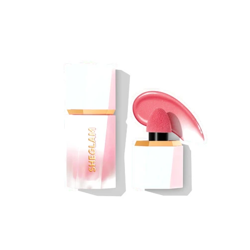SHEGLAM Color Bloom Dayglow Liquid Blush Makeup for Cheeks Shimmer Finish - Love Cake