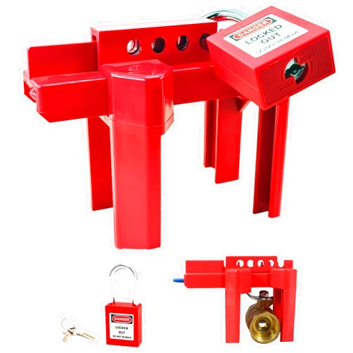 Young Dance Ball Valve Lockout, Adjustable Ball Valve Lockout Device, Small, for 1/2