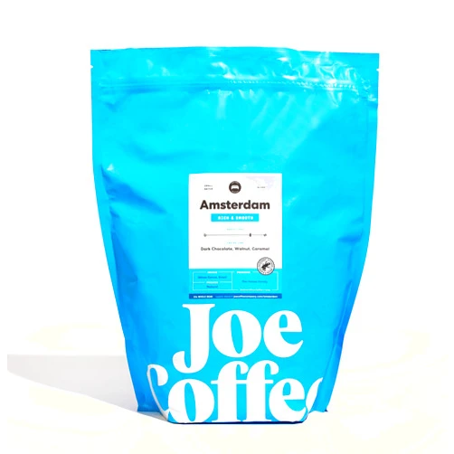 Joe Coffee Company (NYC Roaster), The Amsterdam Whole Bean Coffee, 2 lb Bag, RFA Certified, Kosher, Climate Friendly, Specialty Coffee
