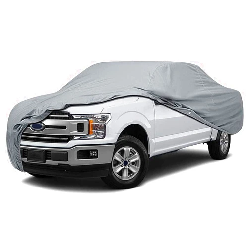 CARDIZ 5 Layer Car Cover – for Toyota Tacoma 2019-2021 Double Cab Pickup 5.0 Feet Short Bed Semi Custom Fit Waterproof Full Coverage All Weather Windproof Scratch Resistant Outdoor Automobile